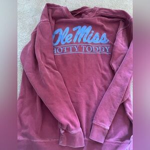 Comfort colors ole miss sweatshirt